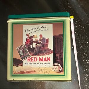 Vintage Redman Red Man tobacco  Tin